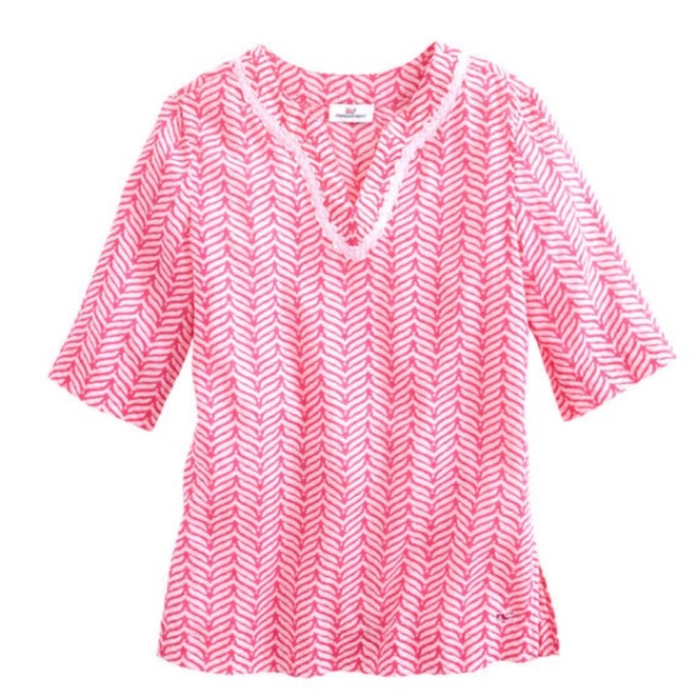 Vineyard Vines swim coverup, girls size XL
